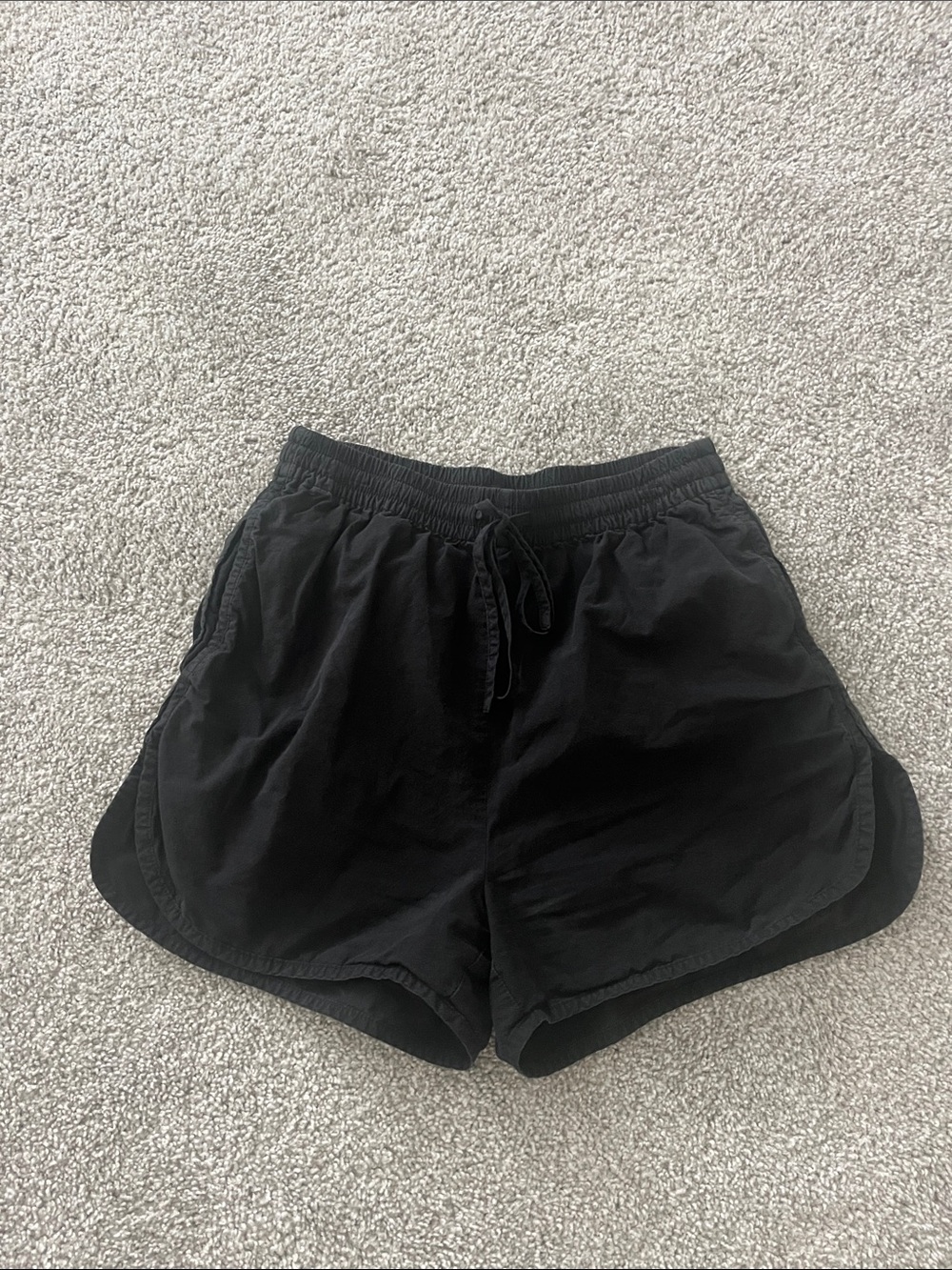 Black High Rise Shorts